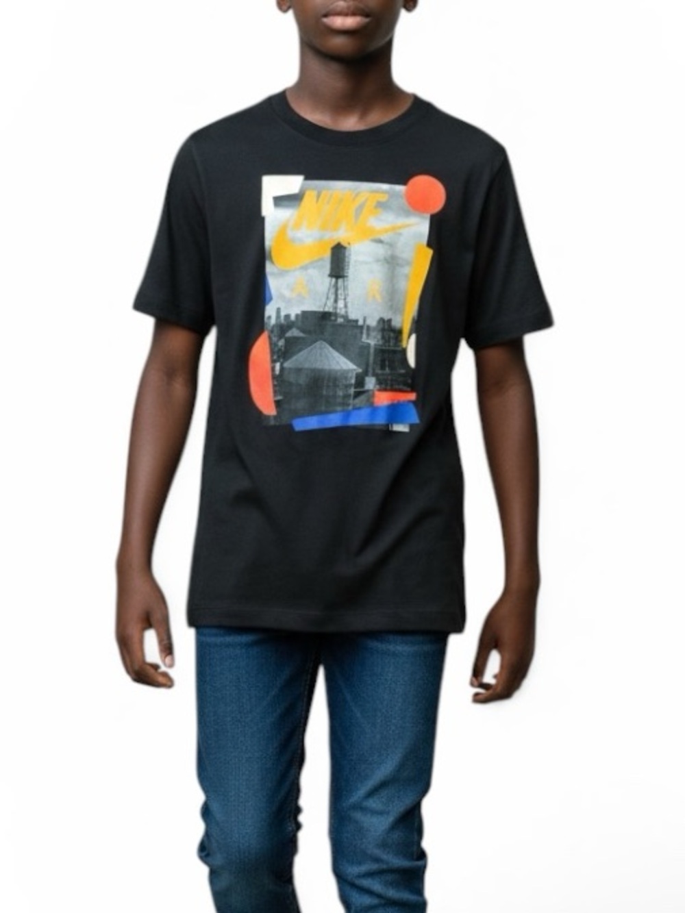 NIKE Air Black Graphic Tee! Kid’s size L. NWT